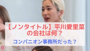 【ノンタイトル】平川愛里菜の会社は何？コンパニオン事務所だった？