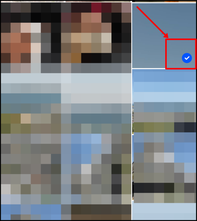 UgreenNASの写真を選択して共有